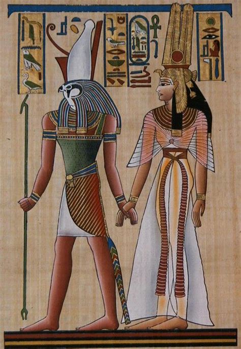 Multidimensional Images: Goddess Hathor and God Horus | Embroidery ...