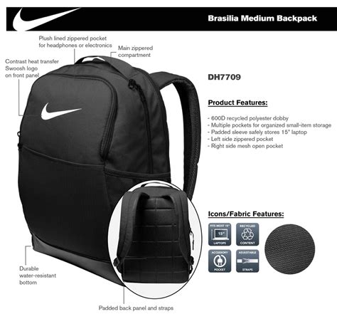 NIKE BRASILIA BACKPACK - EMBROIDERY – Xtreme Threads