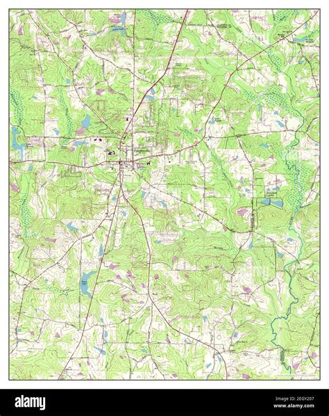 Fayetteville georgia map Cut Out Stock Images & Pictures - Alamy