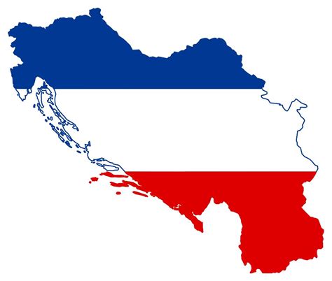 Large flag map of Yugoslavia | Yugoslavia | Europe | Mapsland | Maps of ...