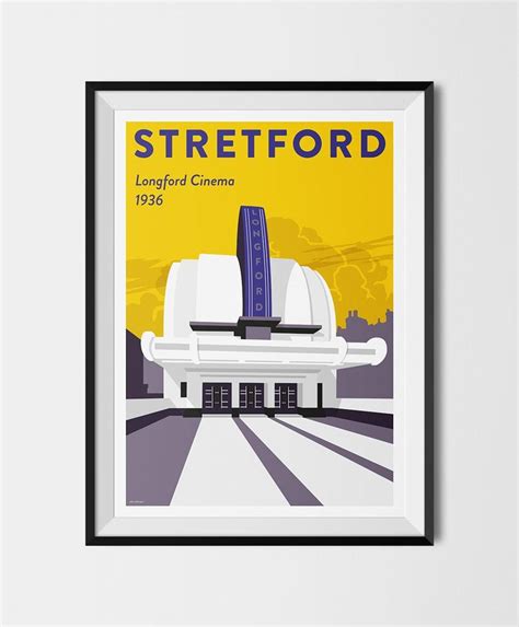 STRETFORD Longford Cinema manchester FREE UK P&P | Etsy | Longford ...