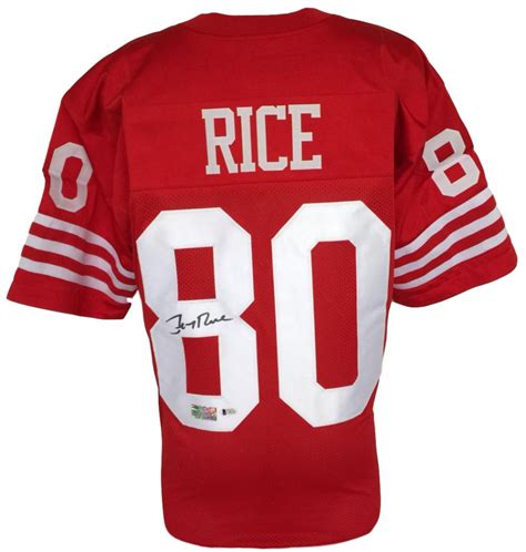 Jerry Rice Signed 49ers Jersey (Beckett COA & Rice Hologram) | Pristine ...