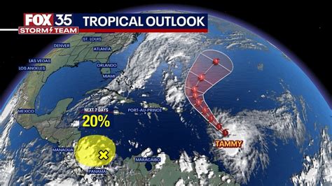 Tammy strengthens in Cat 1 hurricane, targets eastern Caribbean: NHC | FOX 35 Orlando