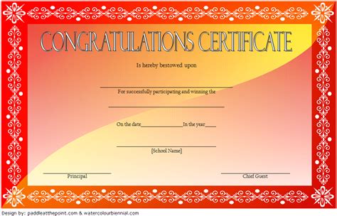 Congratulations Certificate Word Template 2 Best Templates Ideas For | Images and Photos finder