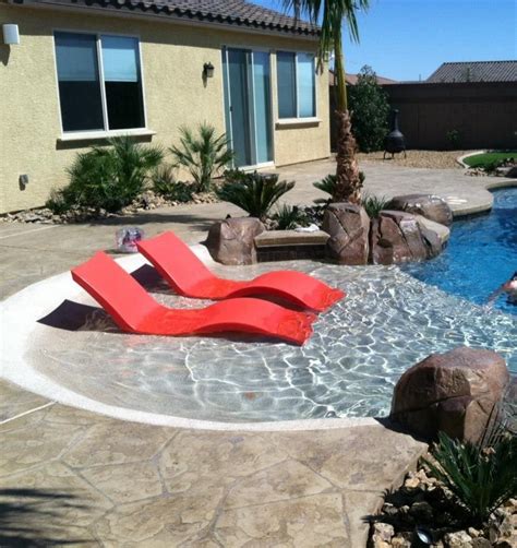 Ledge Lounger | Ledge lounger, Pool lounge chairs, Pool umbrellas