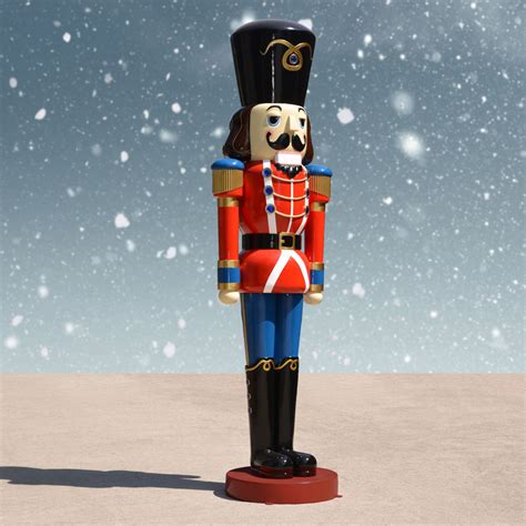 Nutcracker Soldier, 10-Ft Red Jacket