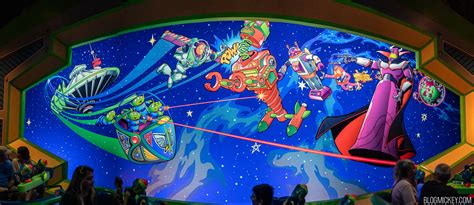 Updated Buzz Lightyear Space Ranger Spin Mural Features Space(ship) Mountain, New Look for ...