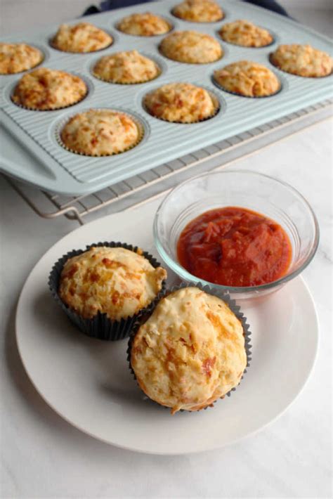 Pepperoni Pizza Muffins - Cooking With Carlee