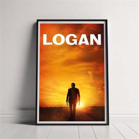 Logan Movie Poster, Canvas Poster Printing, Classic Movie Wall Art for Room Decor, Unique Gift ...