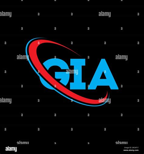 GIA logo. GIA letter. GIA letter logo design. Initials GIA logo linked ...