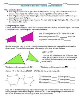 Similar figures Practice Worksheet by Math Maker | TpT