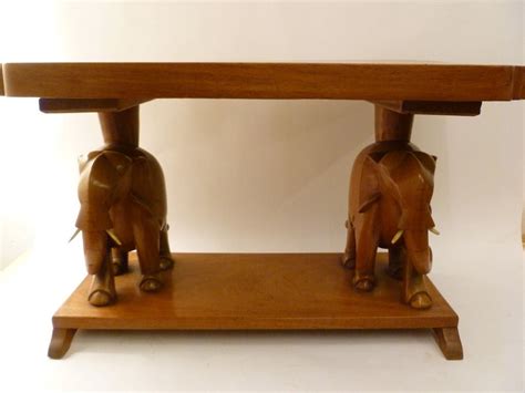 Suite of African Teak "Elephant" Furniture at 1stDibs | elephant furniture, african teak furniture