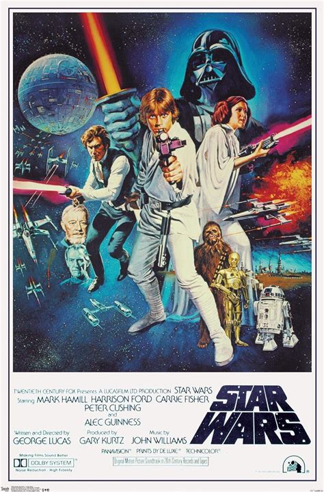 Trends International Poster mural Star Wars : un nouvel espoir 61 x 91 ...