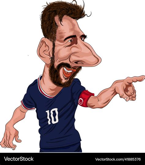 Lionel messi caricature Royalty Free Vector Image