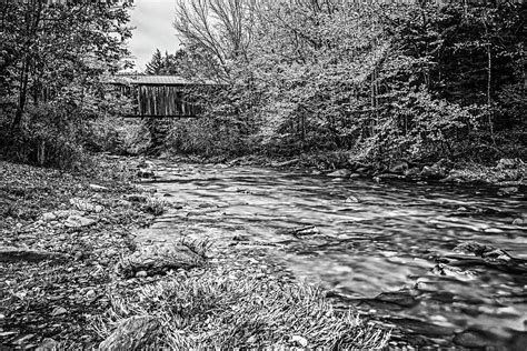 Jeffersonville Poland Covered Bridge Jeffersonville VT Fall Foliage ...