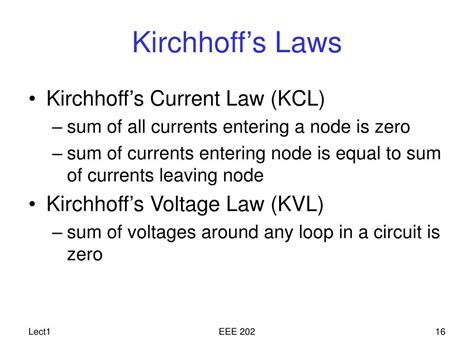 PPT - Introduction; Circuit Elements; Ohm's Law; KCL PowerPoint ...