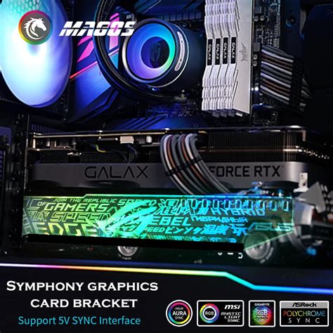 Video-Card-Support-ARGB-Graphics-Card-Holder-RGB-GPU-Bracket-M-B-Faith ...