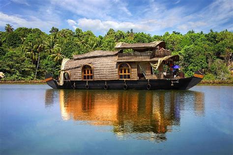 Kerala Backwaters, India, river, boat, clouds, sky, asia, HD wallpaper ...