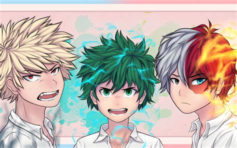 My Hero Academia Wallpaper Deku Todoroki Bakugou Cute – My Blog