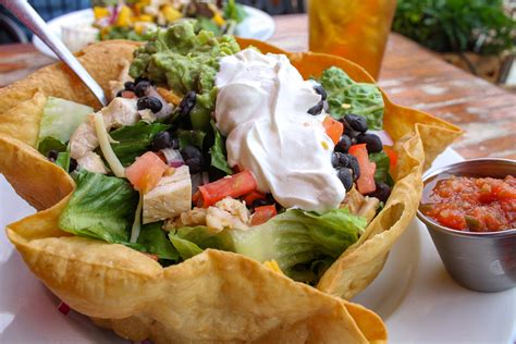 Chicken Tostada Salad - Lunch Menu - Filling Station Cafe - American Restaurant in Orange, CA