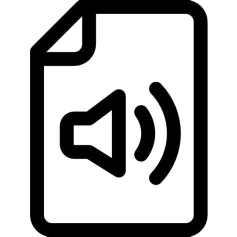 Audio file - Free interface icons