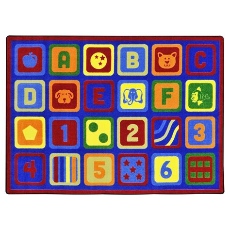 Joy Carpets Letters Count Kids Indoor Area Rug | Classroom rug, Rugs, Classroom carpets