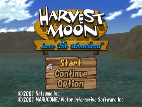 Harvest Moon: Save the Homeland Screenshots for PlayStation 2 - MobyGames