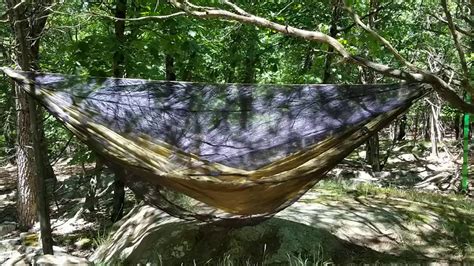 Hammock Gear Hammock Review with Bottom Entry Bug Net - YouTube