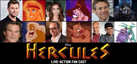 Disney's Hercules live-action fan cast by TristanHartup on DeviantArt