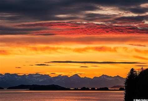 Summer Solstice Sunset, Juneau, Alaska…Image # 2893 | Mark Kelley