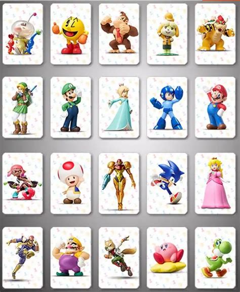 Amiibo Card for Mario Kart 8 Deluxe Games Whole Set 20PCS-in Access ...