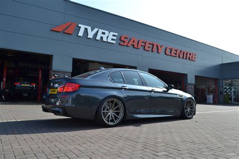 BMW M5 F10 Grey with Ispiri FFR1 Aftermarket Wheels Wheel | Wheel Front