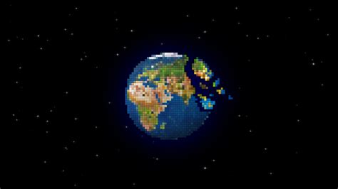 Pixel Earth by Luke100000
