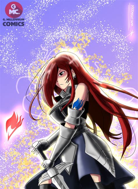 ERZA SCARLET fan art by moonlightsama on DeviantArt