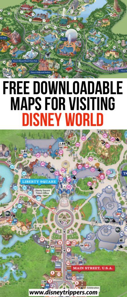 Free Downloadable And Printable Maps For Visiting Disney World | Maps ...