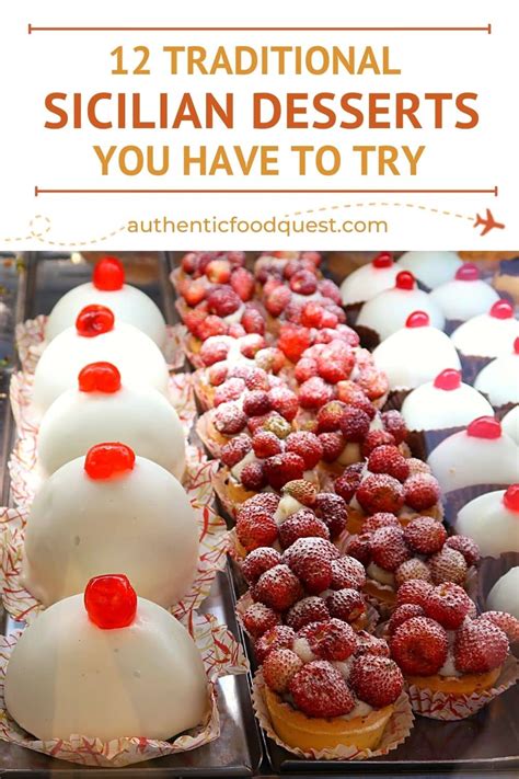 The Best Sicilian Desserts: 12 Desserts In Sicily You Want To Eat