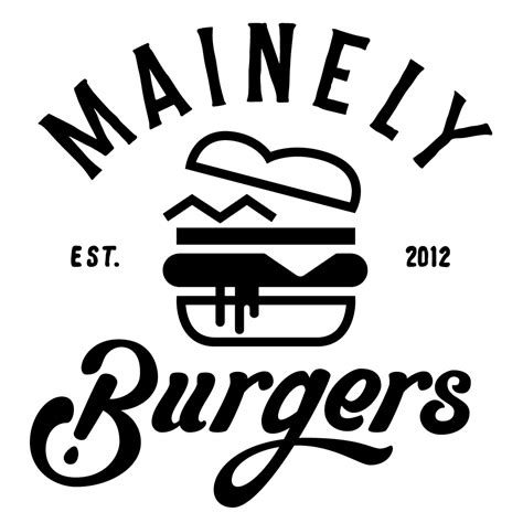 Mainely Burgers Menu — Mainely Burgers