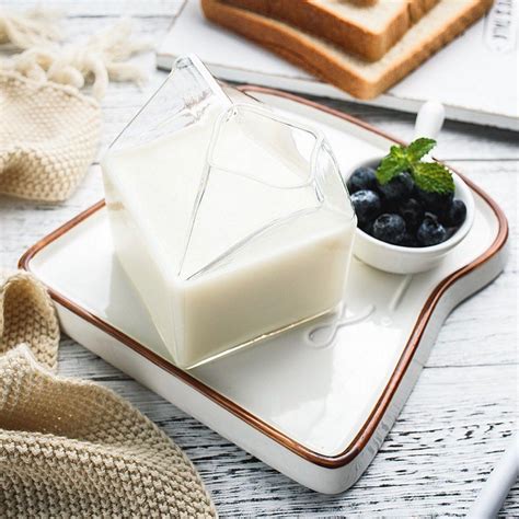 Milk Carton Glass Container, Furniture & Home Living, Kitchenware ...