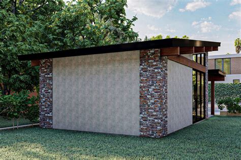 Flexible Modern Backyard Office - Play - Storage Plan - 62926DJ ...