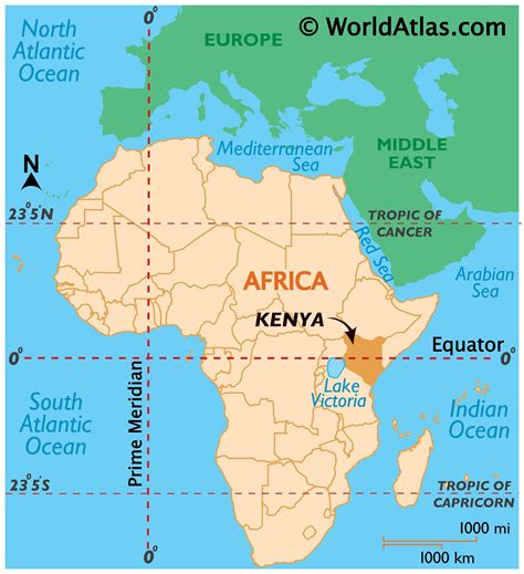 Kenya Map / Geography of Kenya / Map of Kenya - Worldatlas.com