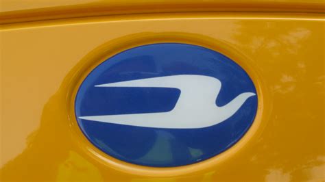 The official Bluebird School Bus Company logo on the radia… | Flickr