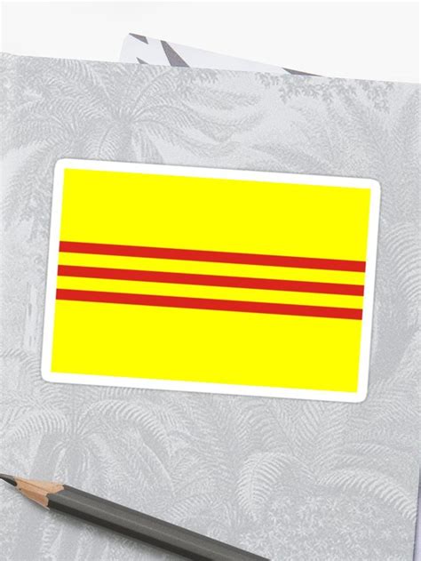 south vietnam flag Sticker by tony4urban | South vietnam flag, Vietnam flag, South vietnam