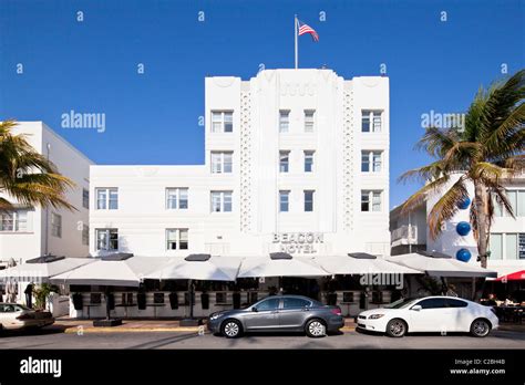 Beacon Hotel, South Beach, Miami Stock Photo - Alamy