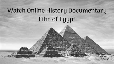 Watch online history documentary film of egypt - Documentary