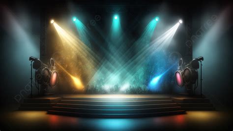 Concert Stage Lights Background