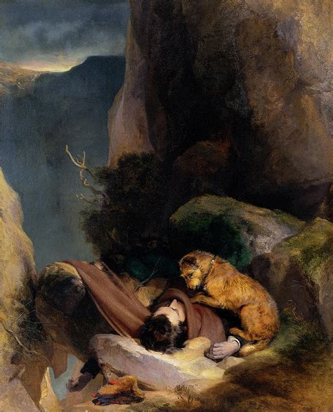 Attachment, 1829 Painting by Edwin Landseer - Pixels