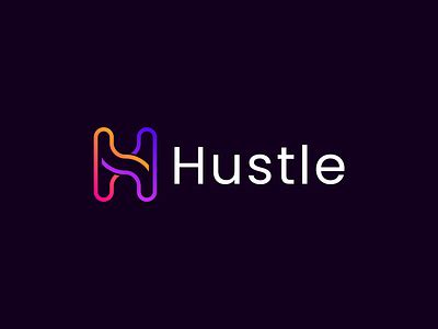 Hustle Logo by Dipankar Debnath on Dribbble