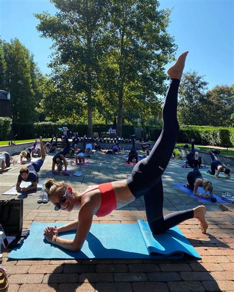 NINA AGDAL Doing Yoga at a Park – Instagram Photos 10/04/2020 – HawtCelebs