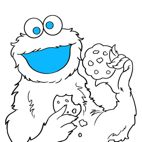 Cookie Monster Drawing | Free download on ClipArtMag