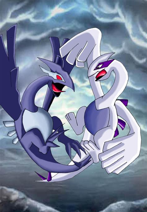 Lugia Vs Shadow Lugia by Academico on DeviantArt